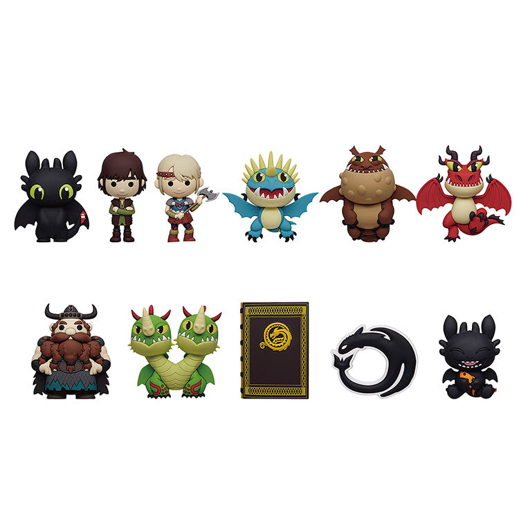 How To Train Your Dragon 3D Collectable Keychains
